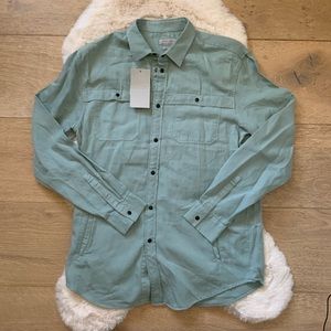 Zara Men's Long Sleeve Snap Button Shirt